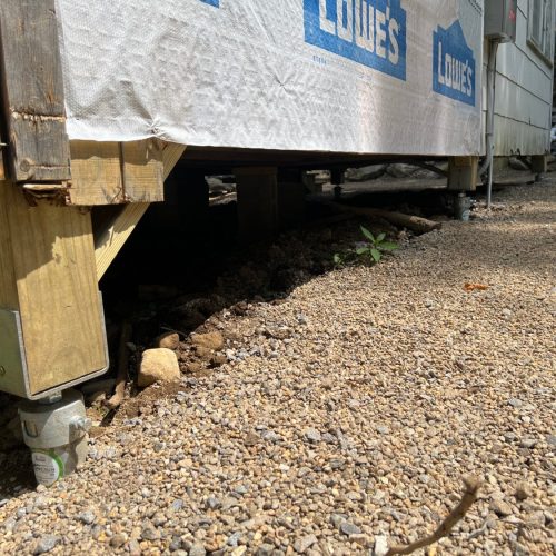 Helical Piers for Foundation Repair